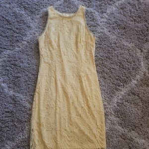 Yellow Lace Dress